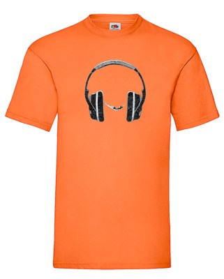 FRUIT OF THE LOOM T-shirt με στάμπα K5854 ΠΟΡΤΟΚΑΛΙ